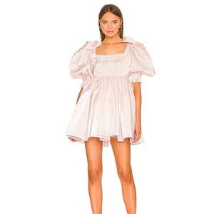 Selkie Maria Puff Sleeve Mini Dress